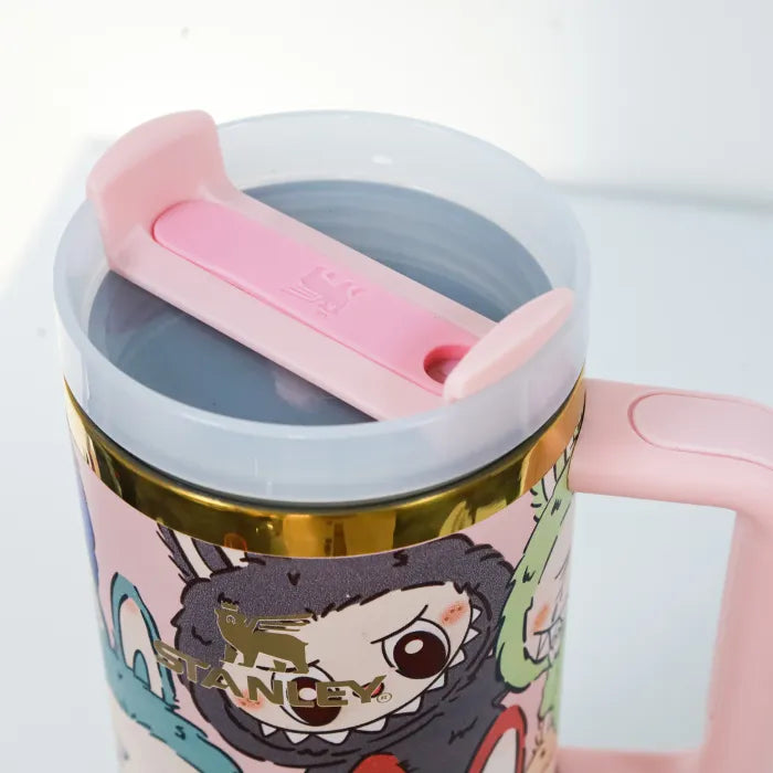 Limited Edition Labubu Stanley 40 oz Tumbler + FREE GIFT BOX